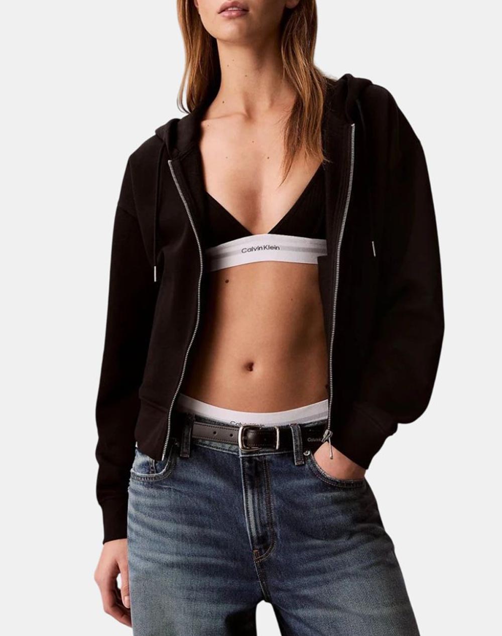Calvin Klein Ls Monogram Terry Crop Relaxed F Γυναικα Ρουχα Μπλουζες Φουτερ Black Βαμβακισυνθετικο Lv047F208G Ub1
