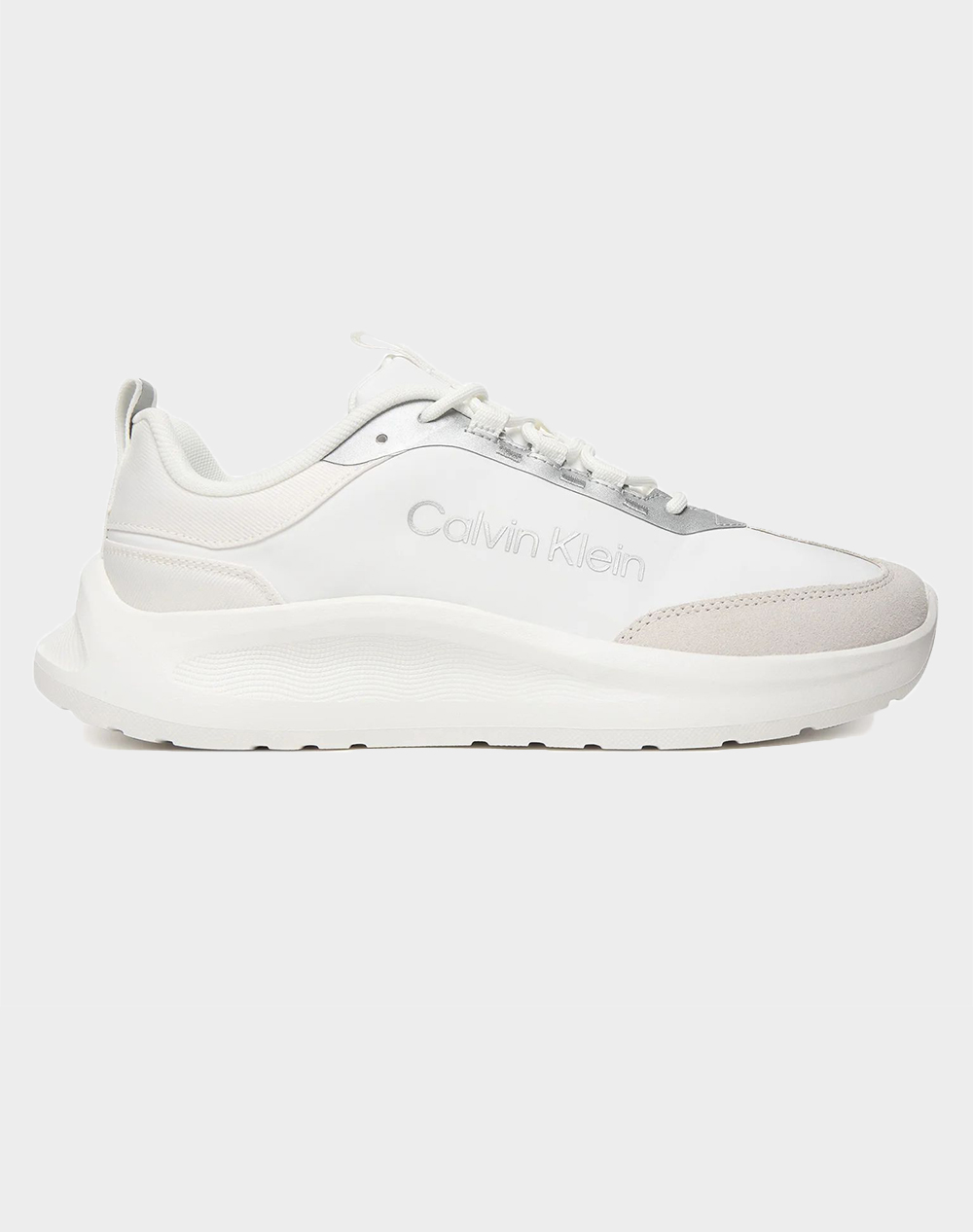 Calvin Klein Jeans Light Eva Runner Nyl Sue Γυναικα Παπουτσια Sneakers White Σουετ,Συνθετικο Hw0hw03149 05Y - Koolfly