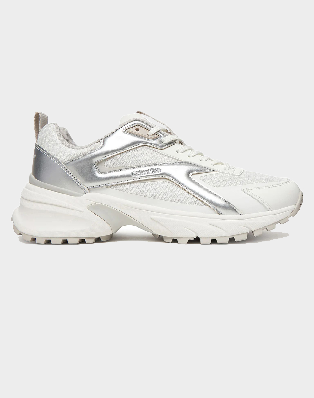 Calvin Klein Jeans Hike Run Ckstripe Mesh Met Γυναικα Παπουτσια Sneakers White Συνθετικουφασμα Hw0Hw03140 05Y