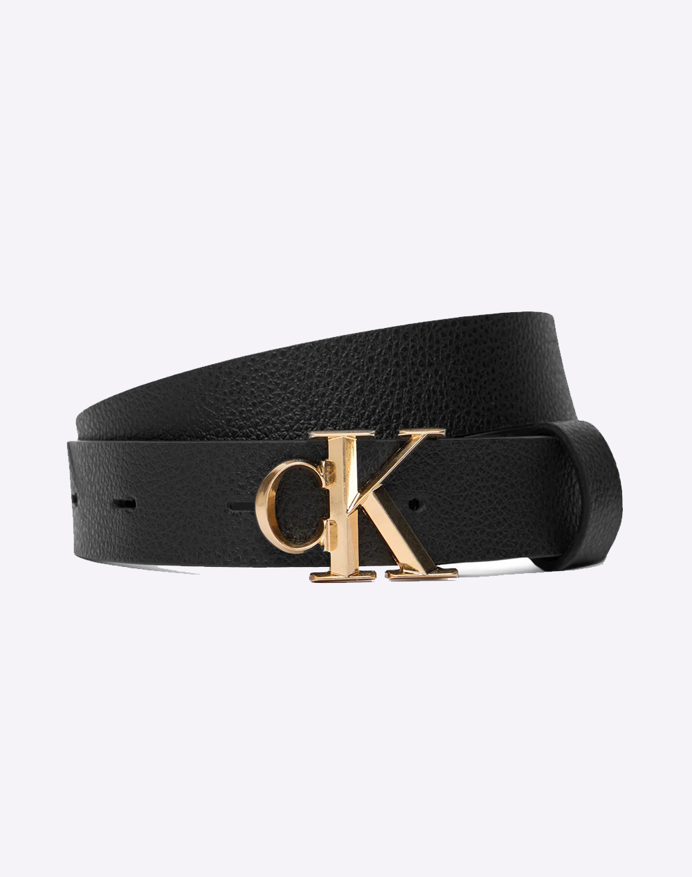 Calvin Klein Jeans Facet Ck Buckle Pebble Strap 25M Γυναικα Αξεσουαρ Ζωνες Black Απομιμηση Δερματοςδερμα Lv04F7060G Yih