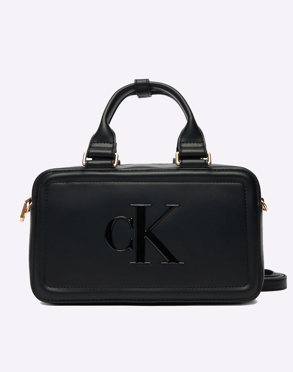 Calvin Klein Jeans Bold Ck Elongated Mini Tote Γυναικα Αξεσουαρ Τσαντες Black Απομιμηση Δερματος Lv04f3411g Ub1 - Koolfly