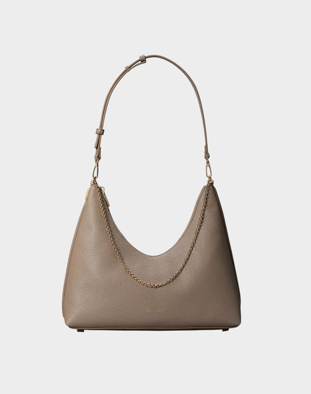 Calvin Klein Jeans Emblem Hw Pebble Top Zip Hobo Γυναικα Αξεσουαρ Τσαντες Sandybrown Απομιμηση Δερματος Lv04f3495g Vfu - Koolfly