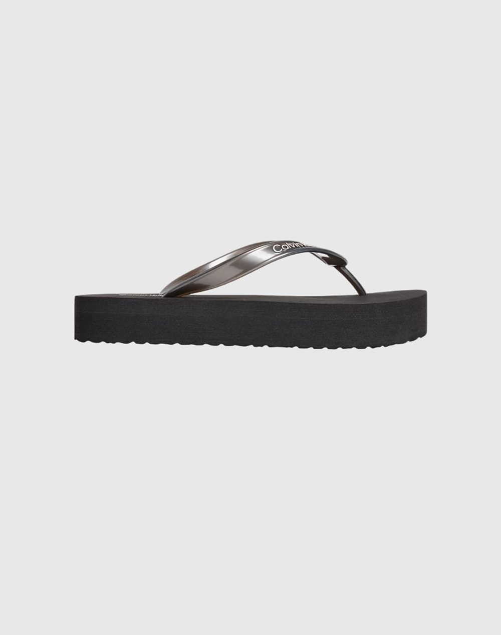 Calvin Klein Jeans Flatform Flip Flop Met Tpu Γυναικα Παπουτσια Σαγιοναρες Totalblack Συνθετικο Hw0hw03120 0Gj - Koolfly