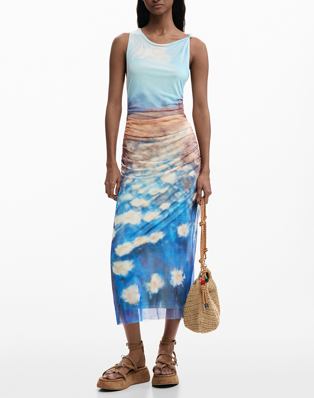 Desigual Vest_Vermont Φορεμα Γυναικειο Γυναικα Ρουχα Φορεματα Multi Με Ελαστανσυνθετικο 26Swvk28 5045