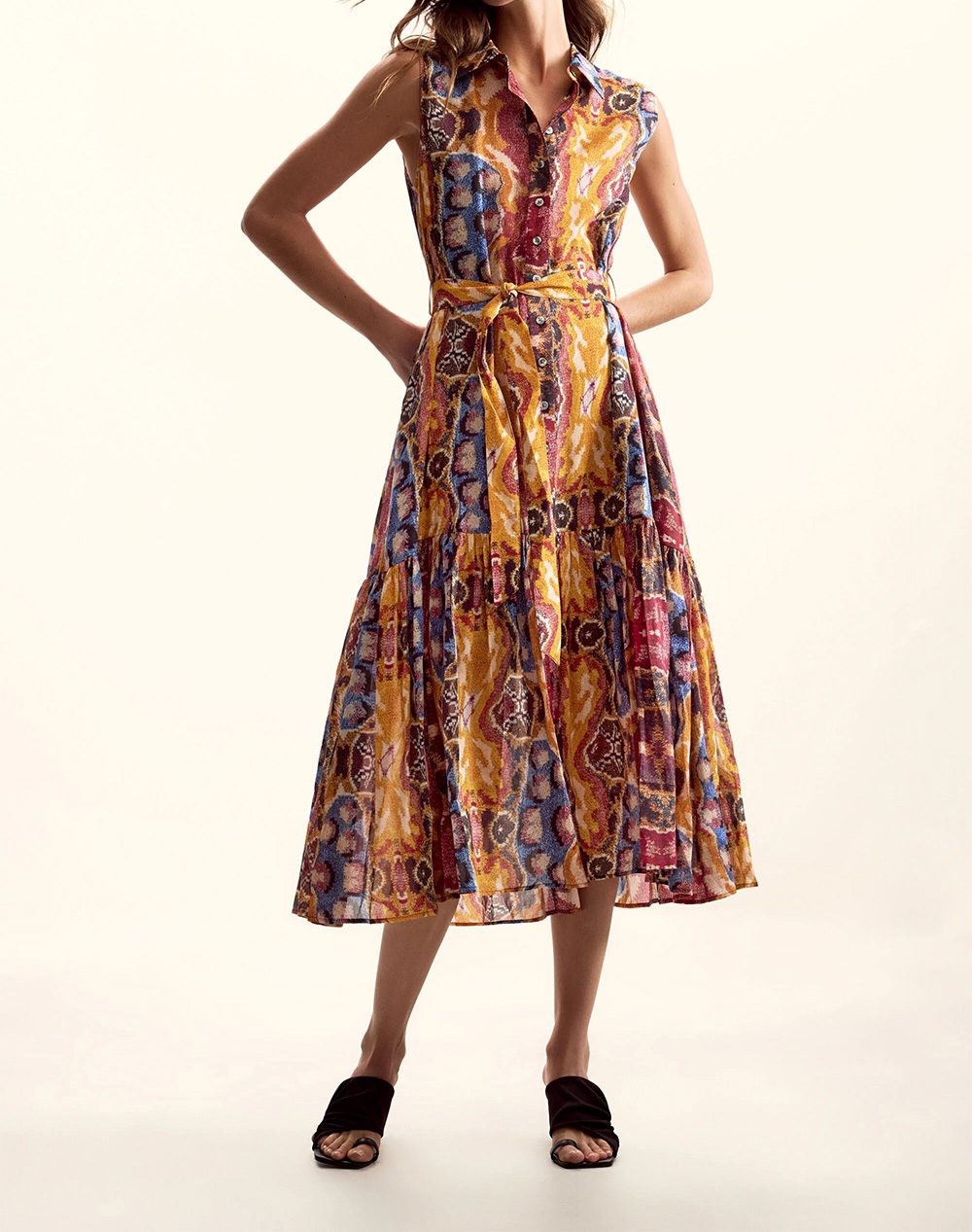 Desigual Vest_Bugs_Lacroix Φορεμα Γυναικειο Γυναικα Ρουχα Φορεματα Multi Βαμβακισυνθετικο 26Swvw56 9019