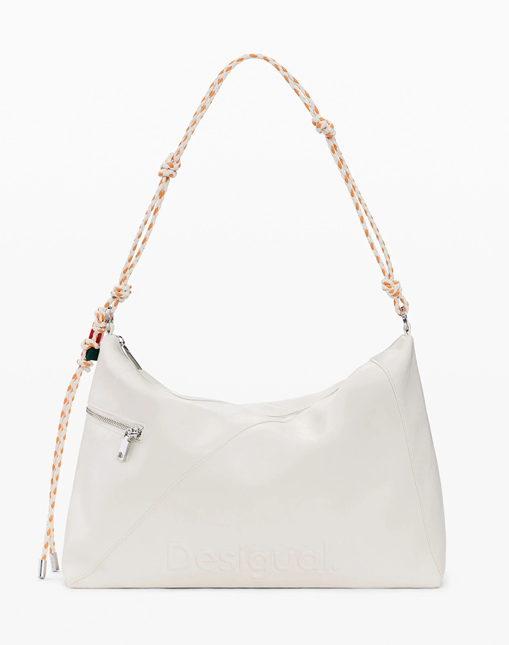 Desigual Bag_Half Logo Leiri Τσαντα Γυναικειο Γυναικα Αξεσουαρ Τσαντες Cream Συνθετικο 26Saxpa7 1008
