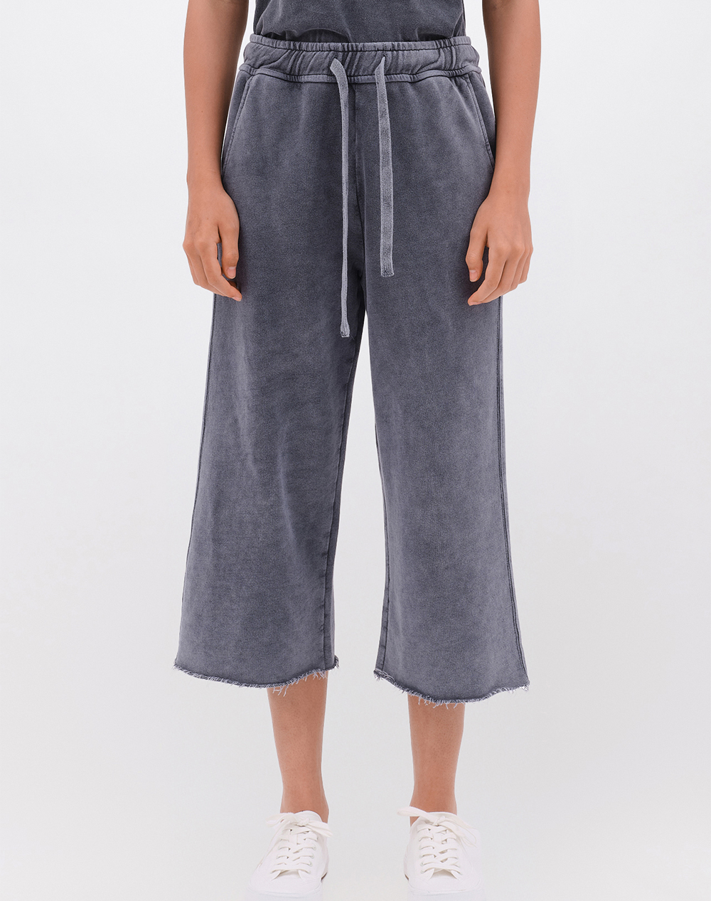Dirty Laundry Cropped Sweatpants Γυναικα Ρουχα Παντελονια Παντελονι Φορμας Darkslategrey Βαμβακι Dlwsp000049 Vintage Grey
