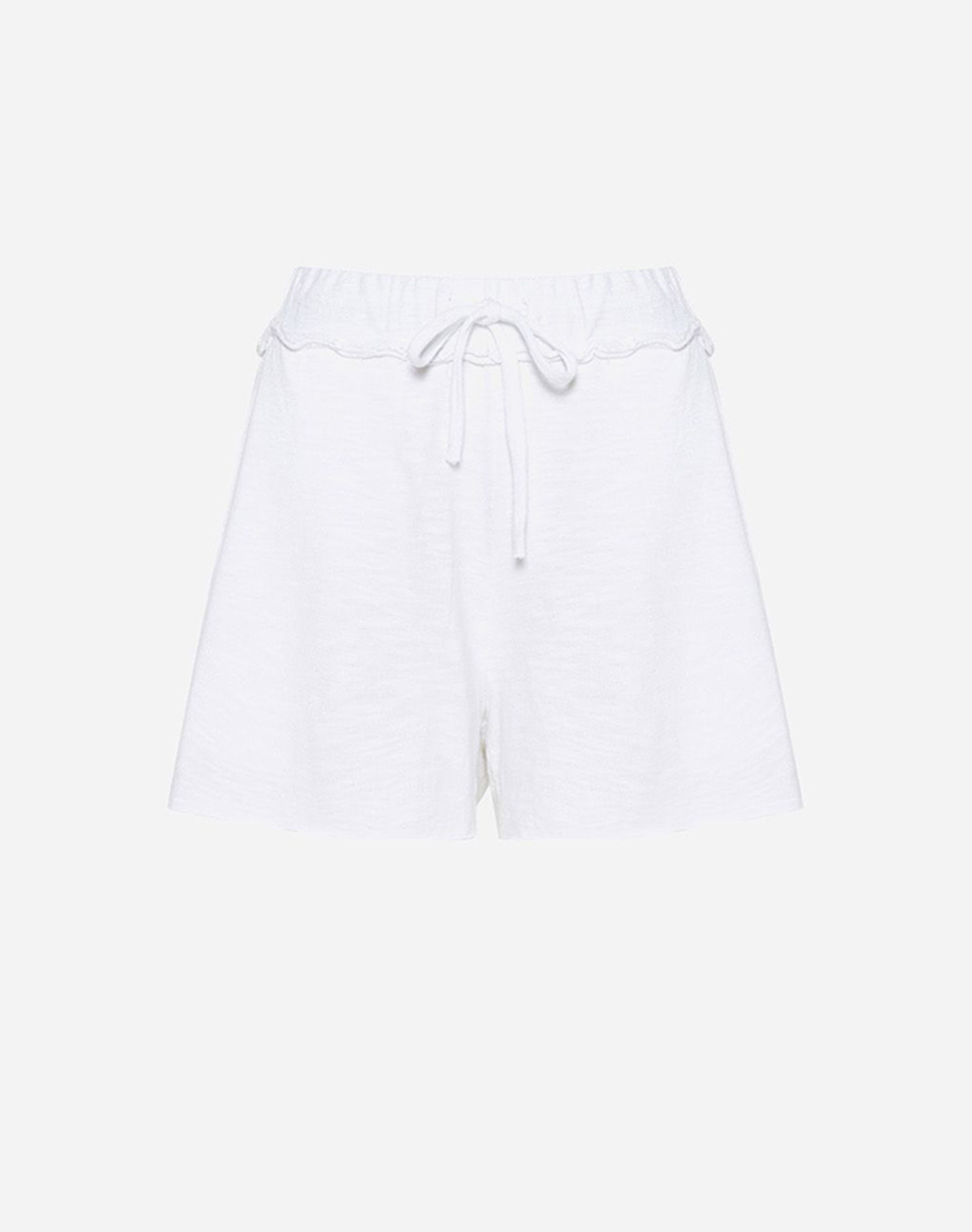 Dirty Laundry Raw Cut Sweatbermuda Γυναικα Αθλητικα Κατω Ενδυση Σορτς / Βερμουδα White Βαμβακι Dlwsb000038 White