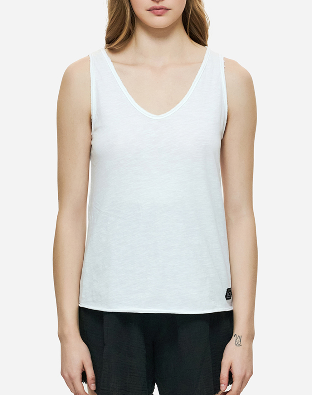 Dirty Laundry Tank Top Γυναικα Ρουχα Μπλουζες Τοπ/Κορμακια White Βαμβακι Dlwt000126 White