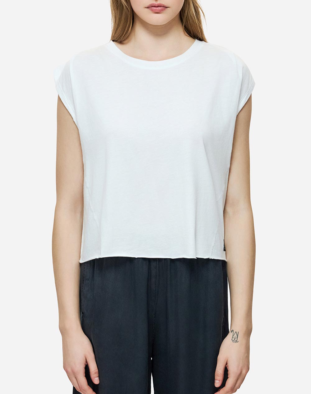 Dirty Laundry Boxy T Shirt With Sleeve Detail Γυναικα Ρουχα Μπλουζες Τ Shirt White Βαμβακι,Συνθετικο Dlwt000145 White - Koolfly