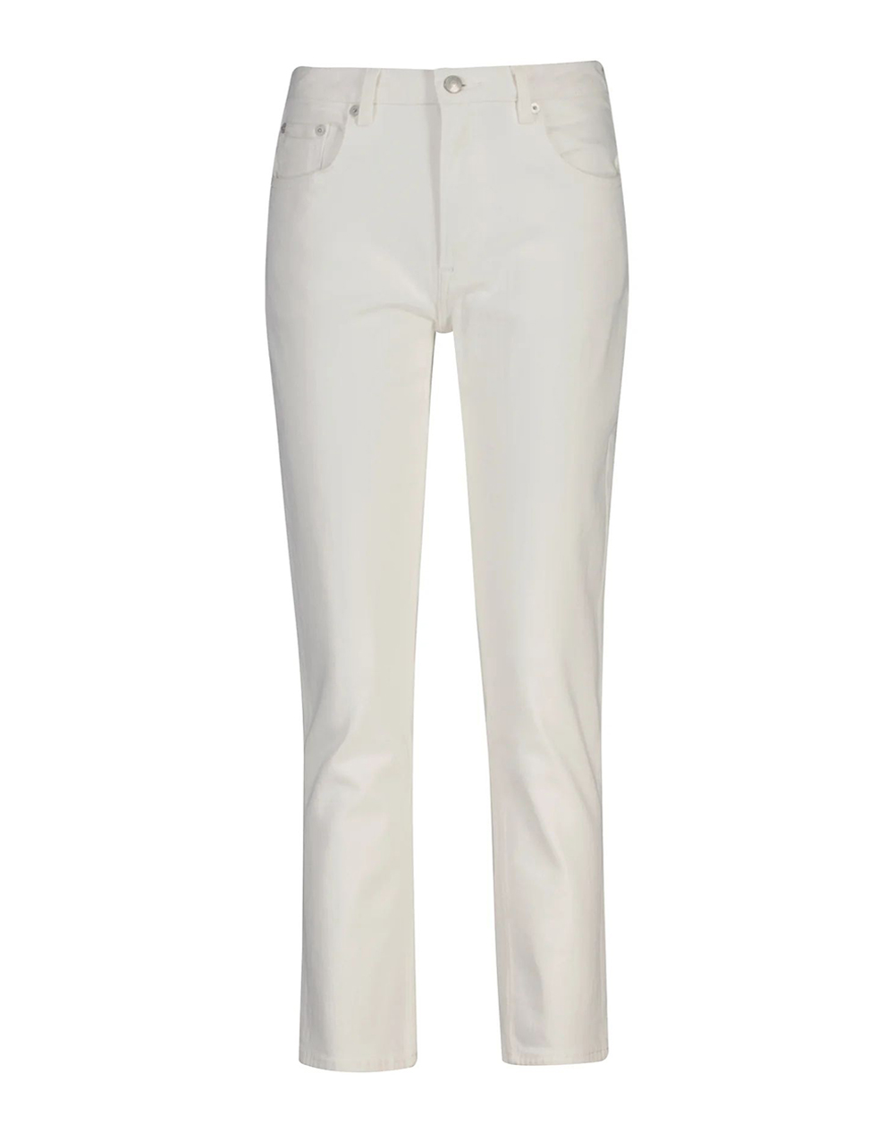 Gant Παντελονι Cropped Straight Stretch Jeans Γυναικα Ρουχα Παντελονια Jean/5P/Cargo Offwhite Βαμβακιμε Ελασταν 3Gw4100302 113
