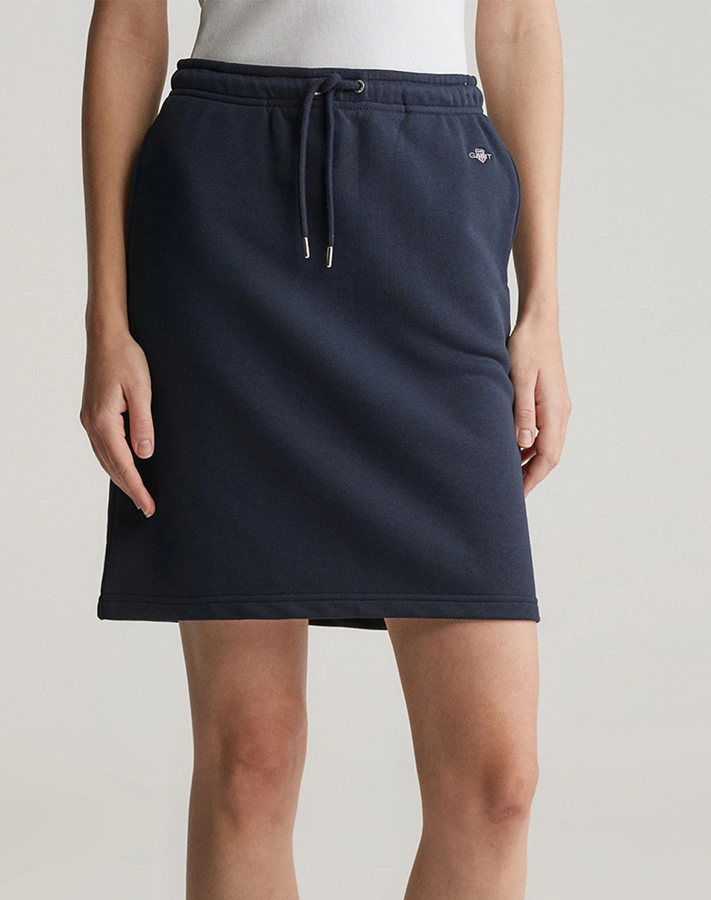 Gant Φουστα Reg Shield Skirt Γυναικα Ρουχα Φουστες Darkblue Βαμβακι,Συνθετικο 3Gw4200274 433 - Koolfly