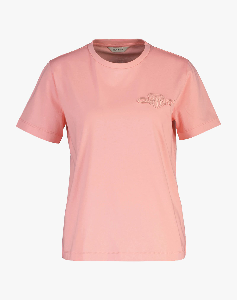 Gant Μπλουζα Κμ Reg Tonal Shield Ss T Shirt Γυναικα Ρουχα Μπλουζες Τ Shirt Pink Βαμβακι 3Gw4202589 663