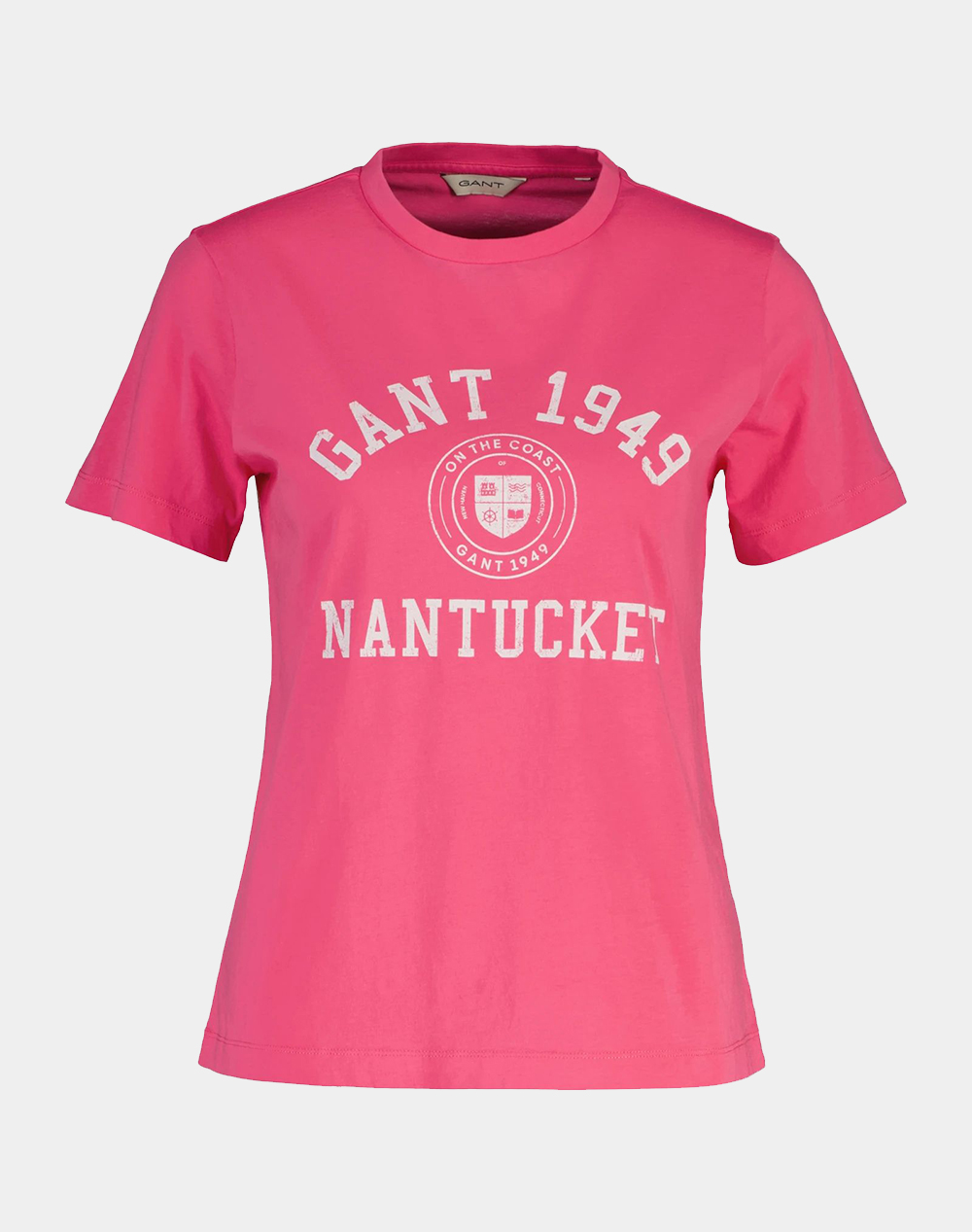 Gant Μπλουζα Κμ Reg Graphic Print Ss T Shirt Γυναικα Ρουχα Μπλουζες Τ Shirt Pink Βαμβακι 3Gw4201467 661