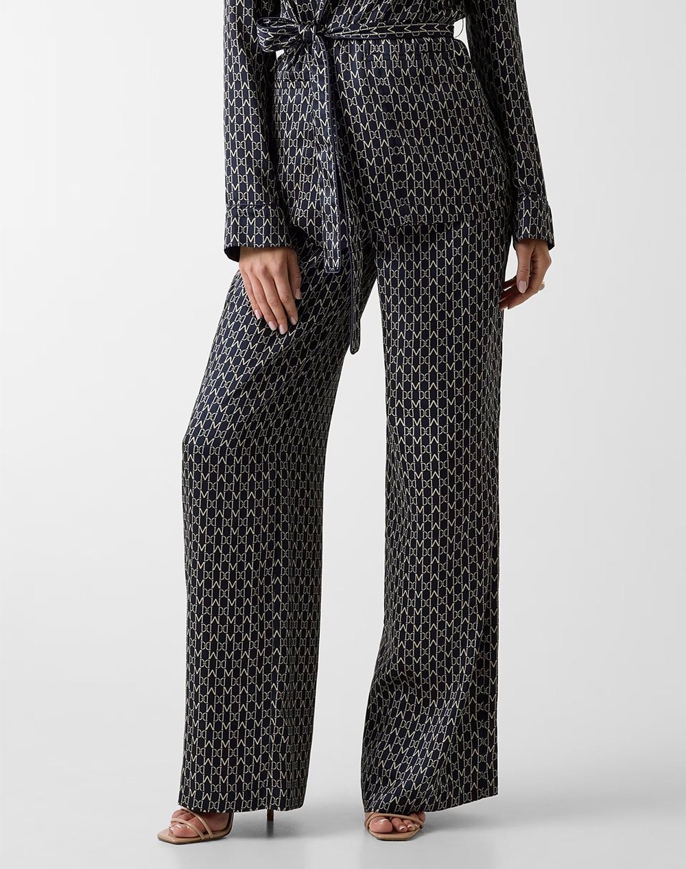 Guess By Marciano Elida Pants Παντελονι Γυναικειο Γυναικα Ρουχα Παντελονια Υφασματινα Mixed Συνθετικο 6Rgb087435A Pm7F