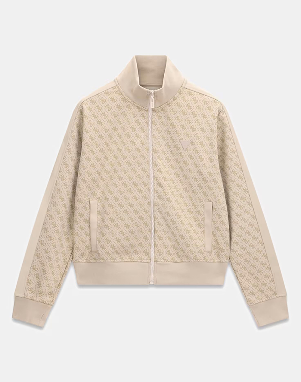 Guess Maya 4G Fullzip Sweatshirt Φουτερ Γυναικειο Γυναικα Ρουχα Μπλουζες Φουτερ Mixed Συνθετικο V6Rq08K2042 Fnn0