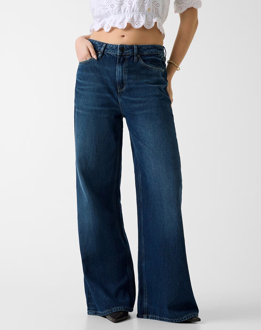 Guess Bellflower Παντελονι Γυναικειο Γυναικα Ρουχα Παντελονια Jean/5P/Cargo Denimblue Βαμβακι W6Ra82D3Y0L Spcn