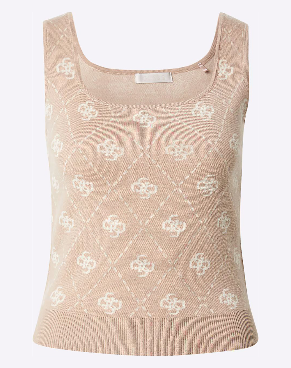 Guess Sarah 4G Bralette Swtr Πλεκτο Γυναικειο Γυναικα Ρουχα Μπλουζες Τοπ/Κορμακια Tan Μαλλισυνθετικο W4Br0Cz3Jd2 Fnjs
