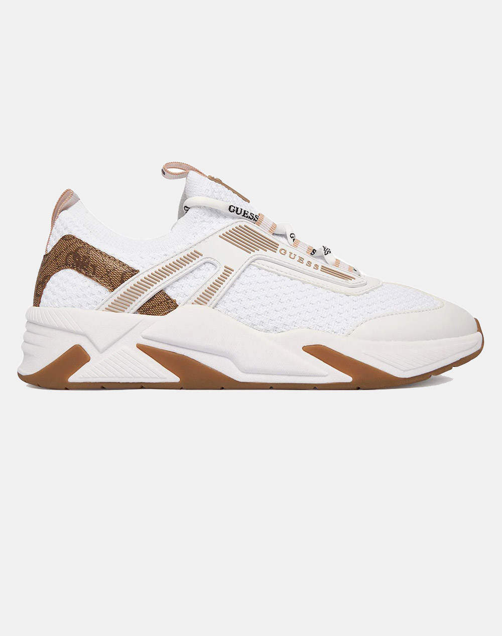 Guess Genga Παπουτσι Γυναικειο Γυναικα Παπουτσια Sneakers White Απομιμηση Δερματοςσυνθετικο Flpgenfap12 White