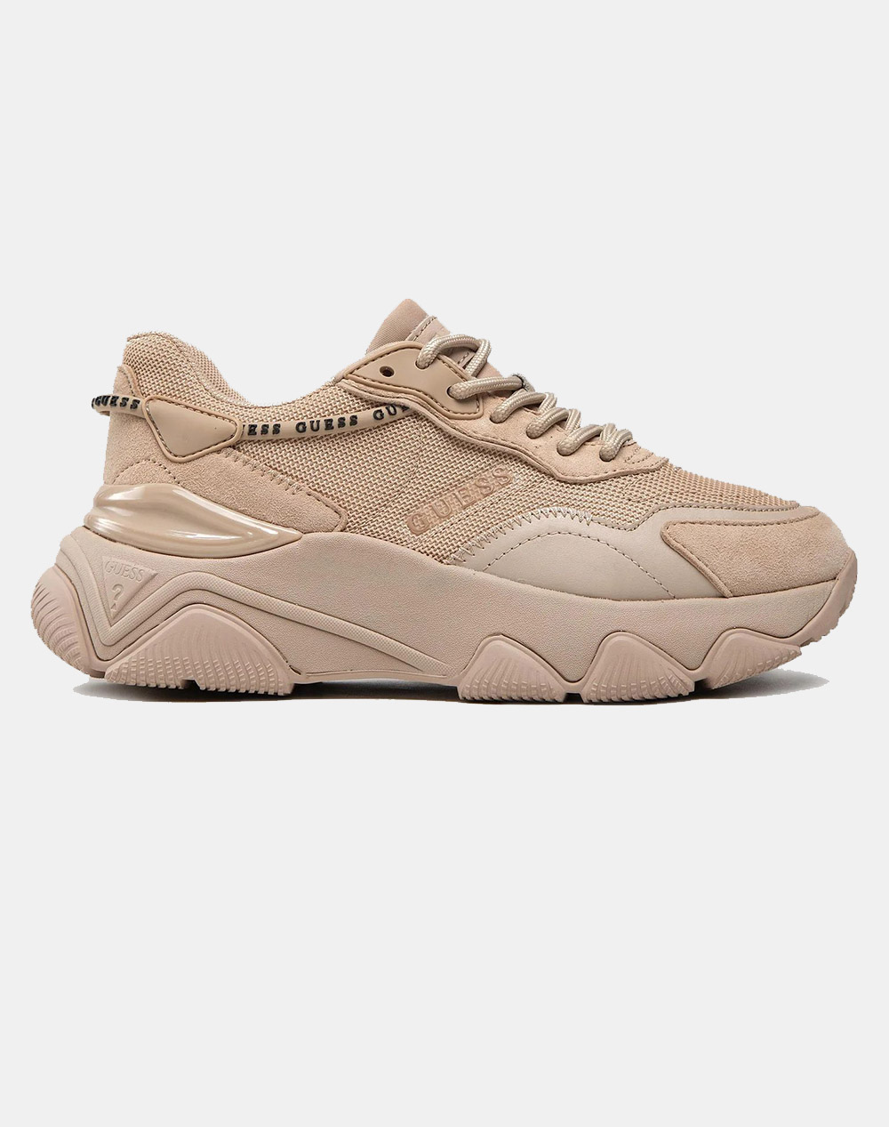Guess Micola Παπουτσι Γυναικειο Γυναικα Παπουτσια Sneakers Nude Σουετυφασμα Fl7Miclea12 Nude