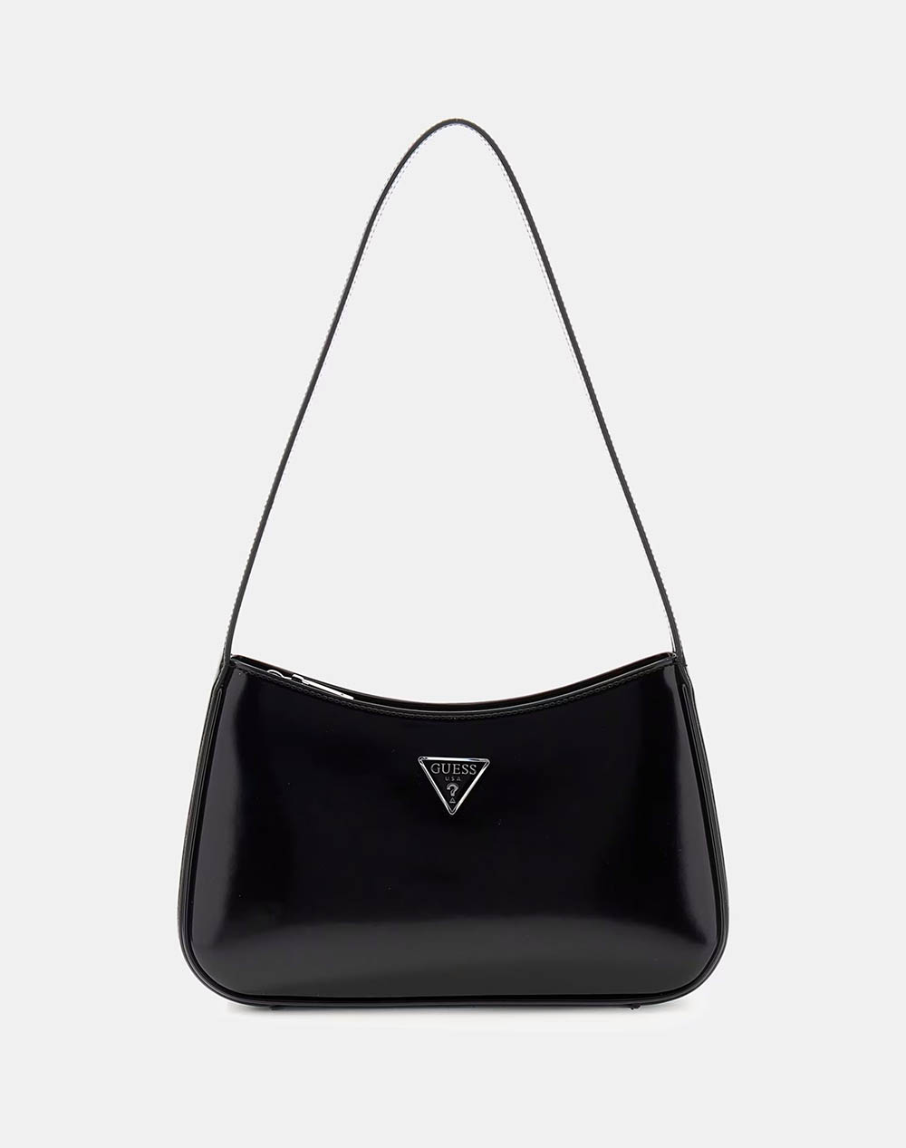 Guess Ακυρο Arnela Top Zip Shoulder Bag Τσαντα Γυναικειο Γυναικα Αξεσουαρ Τσαντες Black Απομιμηση Δερματος Hwny9496170 Bla