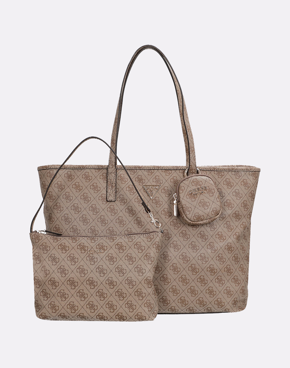Guess Power Play Ii Large Tech Tote Τσαντα Γυναικειο Γυναικα Αξεσουαρ Τσαντες Sandybrown Απομιμηση Δερματος Hwsl7124240 Ltl - Koolfly
