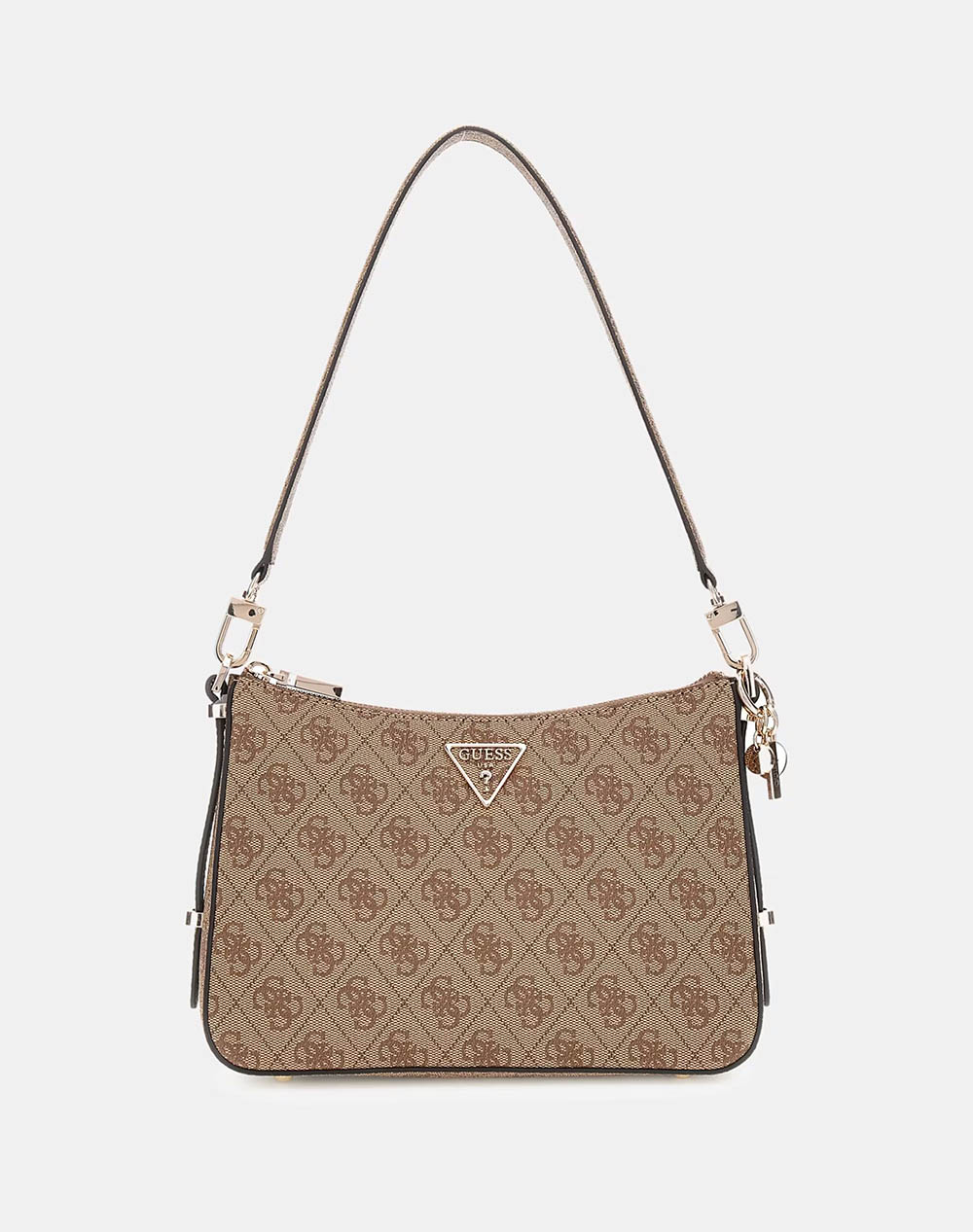 Guess Eco Erica Top Zip Shoulder Bag Τσαντα Γυναικειο Γυναικα Αξεσουαρ Τσαντες Biege Απομιμηση Δερματος Hwesg951018 Ltl - Koolfly