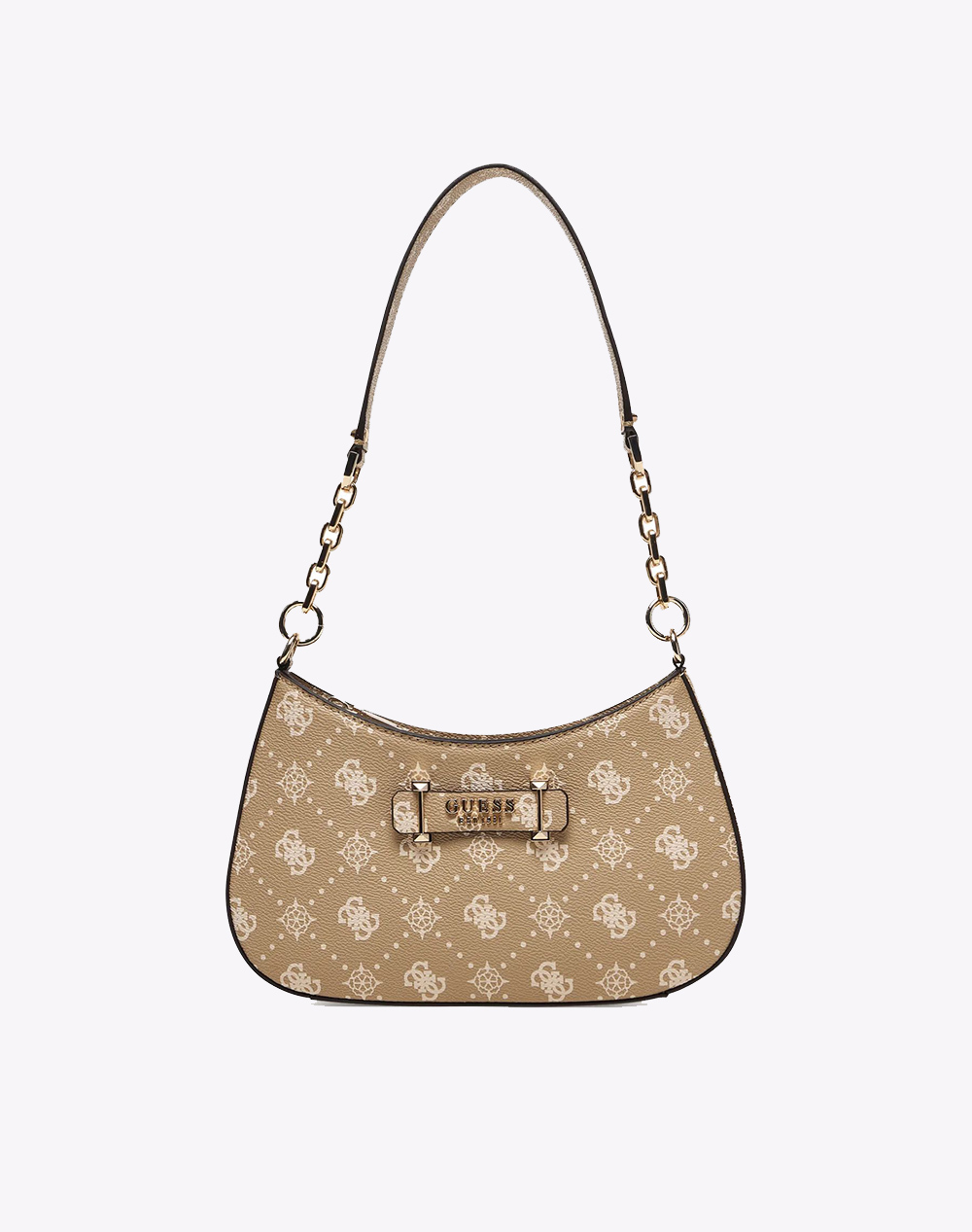 Guess Carrie Logo Top Zip Shldr Bag Τσαντα Γυναικειο Γυναικα Αξεσουαρ Τσαντες Mixed Απομιμηση Δερματος Hwgp9898180 Bsg