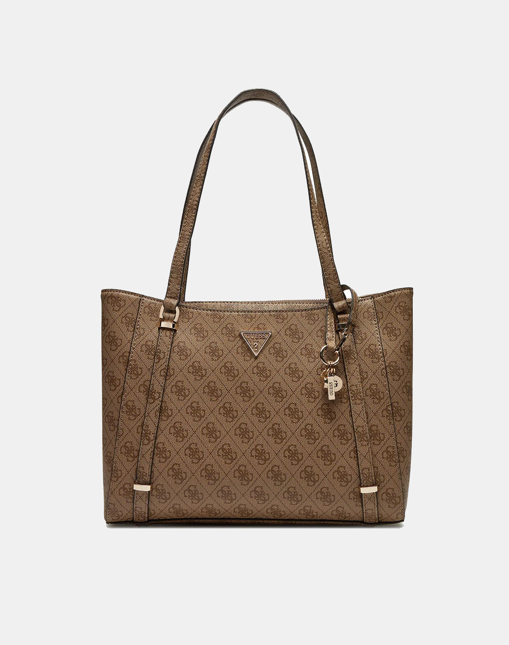 Guess Eco Erica Elite Tote Τσαντα Γυναικειο Γυναικα Αξεσουαρ Τσαντες Sandybrown Απομιμηση Δερματος Hwesg951023 Ltl