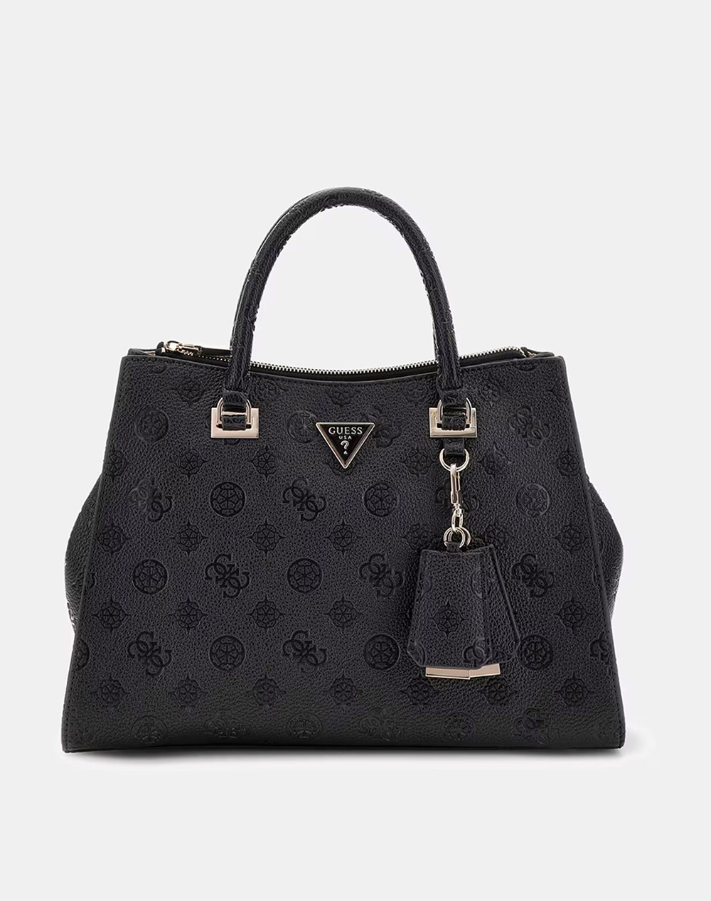 Guess Cresidia Ii Society Satchel Τσαντα Γυναικειο Γυναικα Αξεσουαρ Τσαντες Totalblack Απομιμηση Δερματος Hwpd9888070 Blo