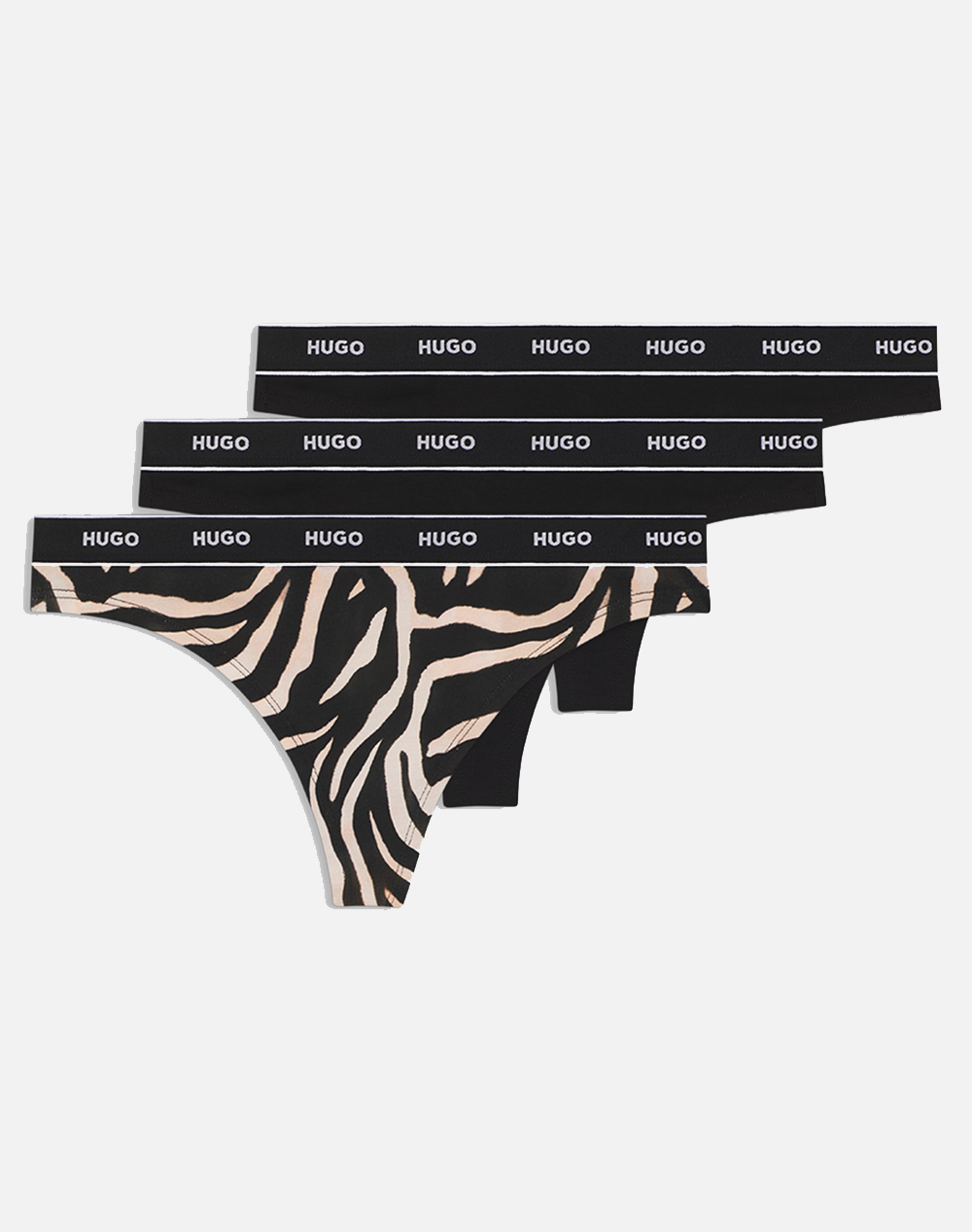 Hugo Triplet Thong Design 10272521 01 Γυναικα Εσωρουχα Σλιπ Σλιπ Mixed Βαμβακιμε Ελασταν 50545703 972