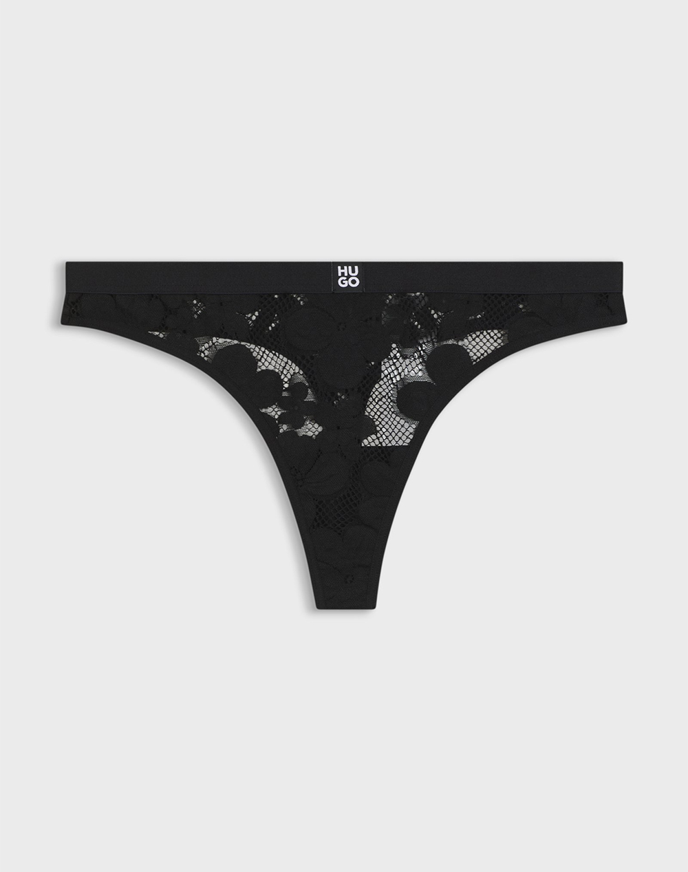 Hugo Bloom Lace Thong 10279381 01 Γυναικα Εσωρουχα Σλιπ Σλιπ Black Με Ελαστανσυνθετικο 50561611 001