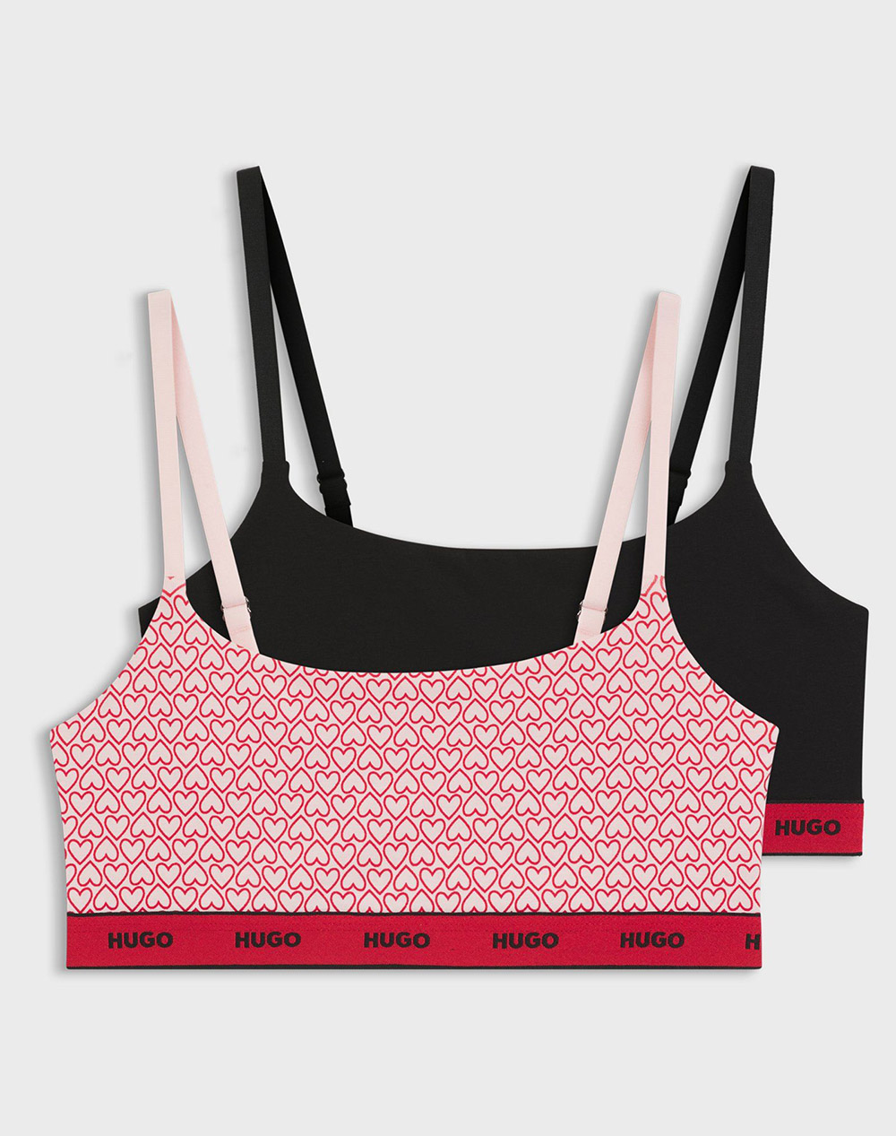 Hugo Twin Bralette Design 10272521 01 Γυναικα Εσωρουχα Σουτιεν Mixed Βαμβακιμε Ελασταν 50545712 695 695