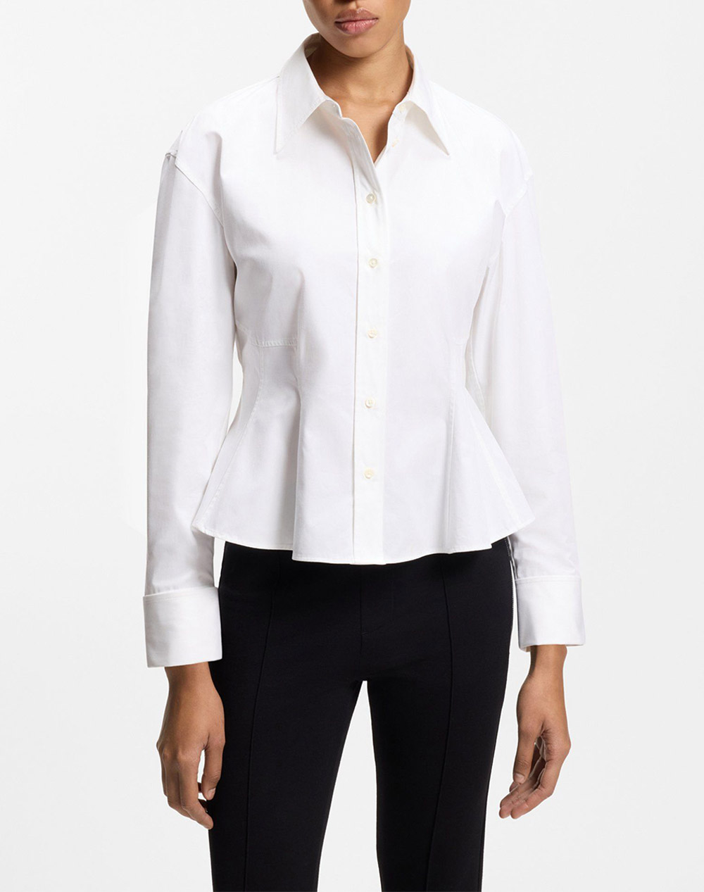 Hugo Emperor 10272124 01 Γυναικα Ρουχα Πουκαμισα White Βαμβακι 50552863 100