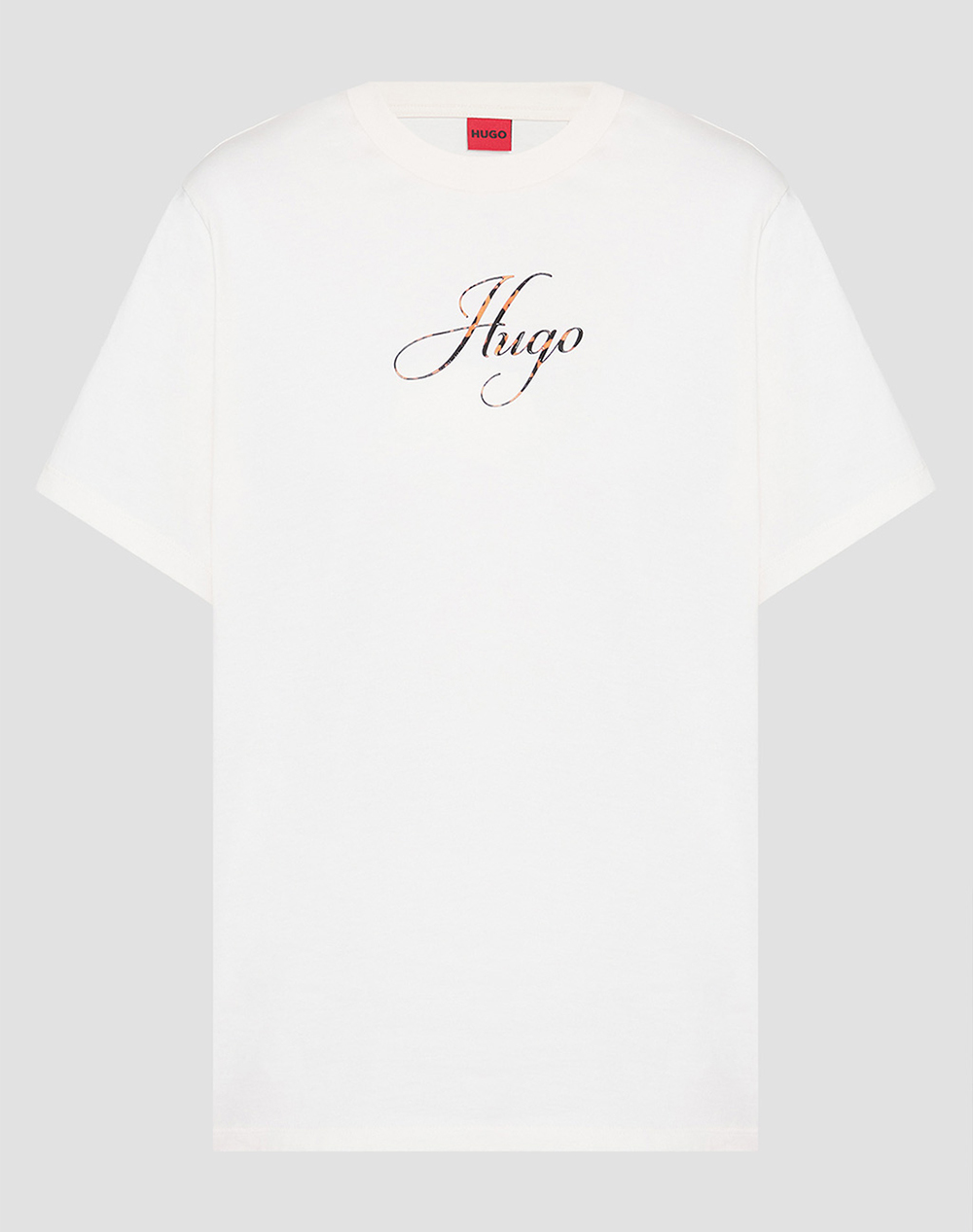Hugo Vintage Tee_23 10272987 01 Γυναικα Ρουχα Μπλουζες Τ Shirt Offwhite Βαμβακι 50560566 102
