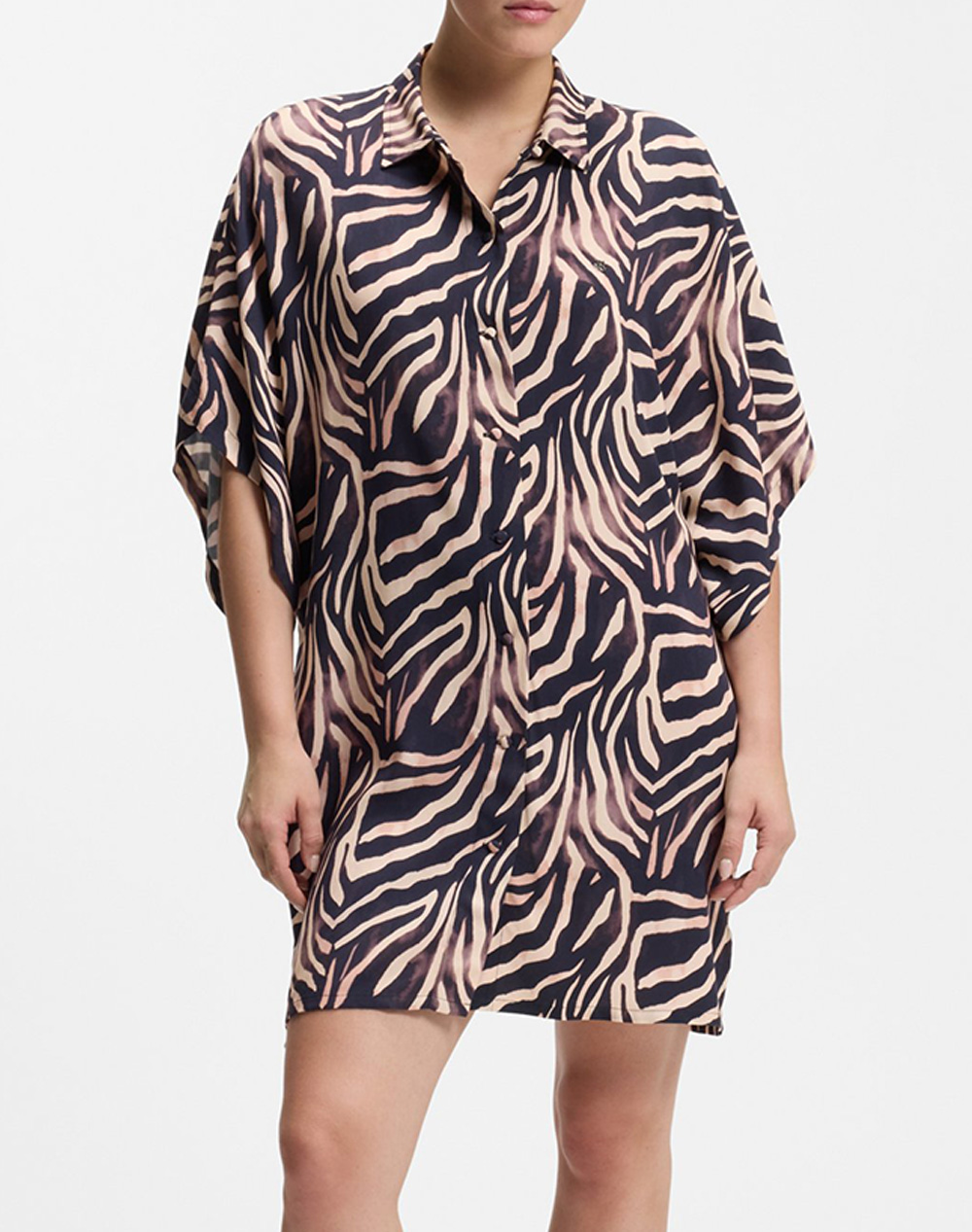 Hugo Fancy_Beach Dress 10279250 01 Γυναικα Ρουχα Φορεματα Mixed Βισκοζ 50561289 963 - Koolfly