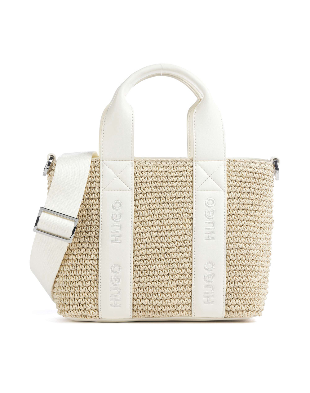 Hugo Becky St_Mini Tote 10279887 01 Γυναικα Αξεσουαρ Τσαντες Biege Συνθετικο 50563030 118
