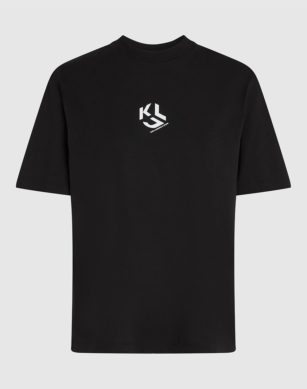 Karl Lagerfeld Jeans Klj Reg Monogram Tee Γυναικα Ρουχα Μπλουζες Τ Shirt Black Βαμβακισυνθετικο B1W17086 999