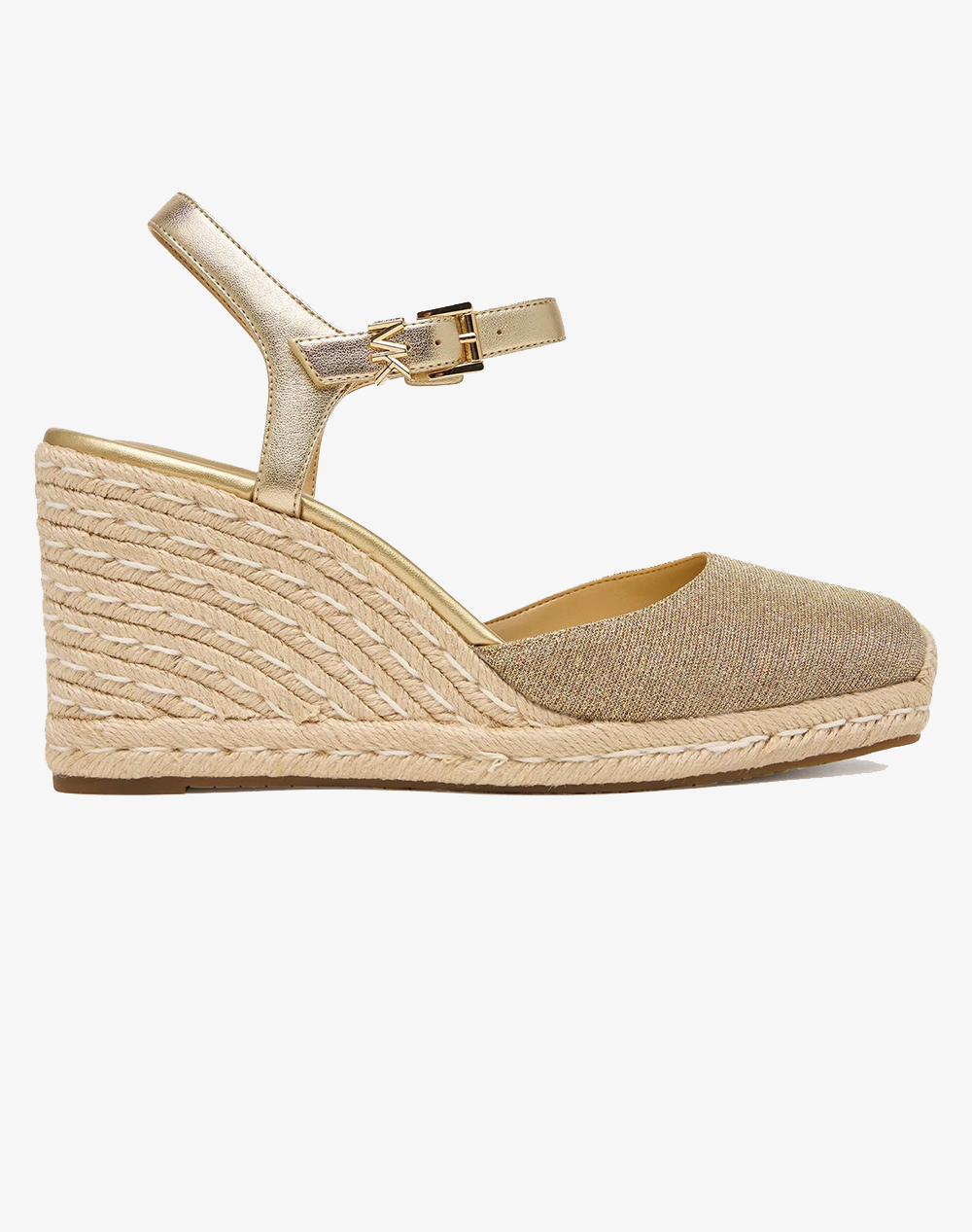 Michael Kors 40S6Kzms3D Kenzie Πλατφορμα Michael Michael Kors Γυναικα Παπουτσια Εσπαντριγιες/Σανδαλια Gold Δερμαυφασμα 40S6Kzms3D 740