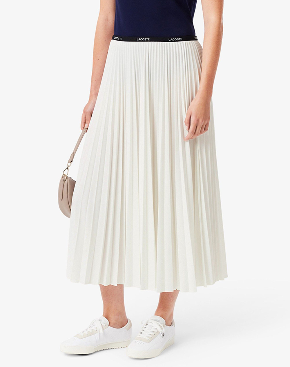 Lacoste Φουστα Skirts Γυναικα Ρουχα Φουστες Offwhite Συνθετικο 3Jf1402 70V