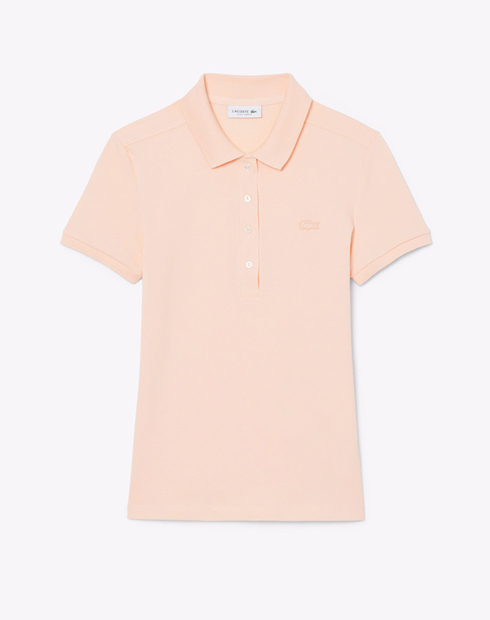 Lacoste Μπλουζα Κμ Polo Ss Γυναικα Ρουχα Μπλουζες Polo Lightcoral Βαμβακι,Με Ελασταν 3Pf5462 Big - Koolfly
