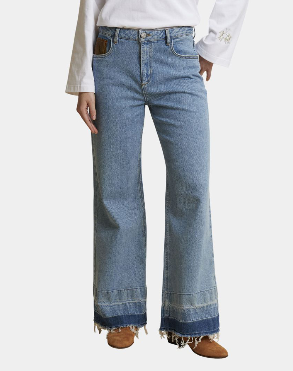 La Martina Παντελονι Jean Woman 5 Pks Pants Denim Γυναικα Ρουχα Παντελονια Jean/5P/Cargo Denimblue Βαμβακιμε Ελασταν 3Lmwct003 D7002