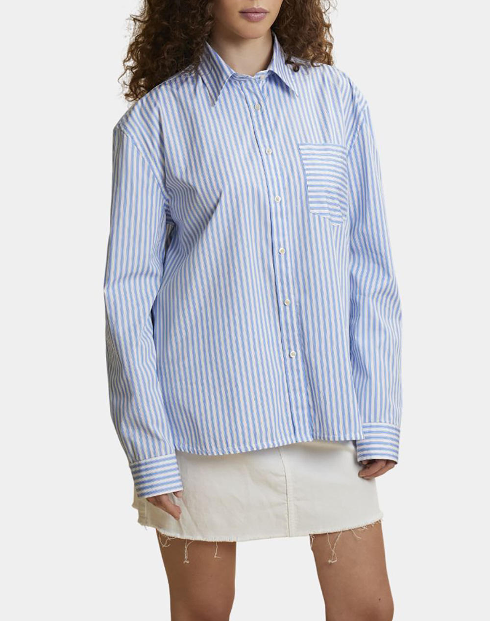 La Martina Πουκαμισο Μμ Woman Shirt Poplin Γυναικα Ρουχα Πουκαμισα Lightblue Βαμβακι 3Lmwcc002 S7057
