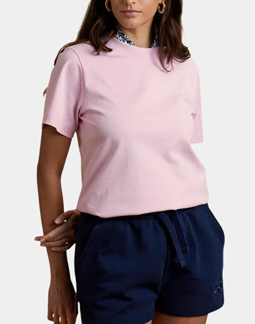 La Martina Μπλουζα T Shirt Κμ Woman T Shirt S/S Crewneck Lgt Γυναικα Ρουχα Μπλουζες Τ Shirt Lightpink Βαμβακι 3Lmwcr001 05221 - Koolfly