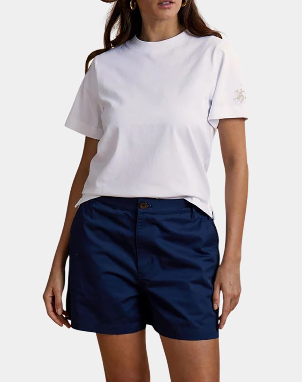 La Martina Μπλουζα T Shirt Κμ Woman T Shirt S/S Crewneck Lgt Γυναικα Ρουχα Μπλουζες Τ Shirt White Βαμβακι 3Lmwcr001 00001