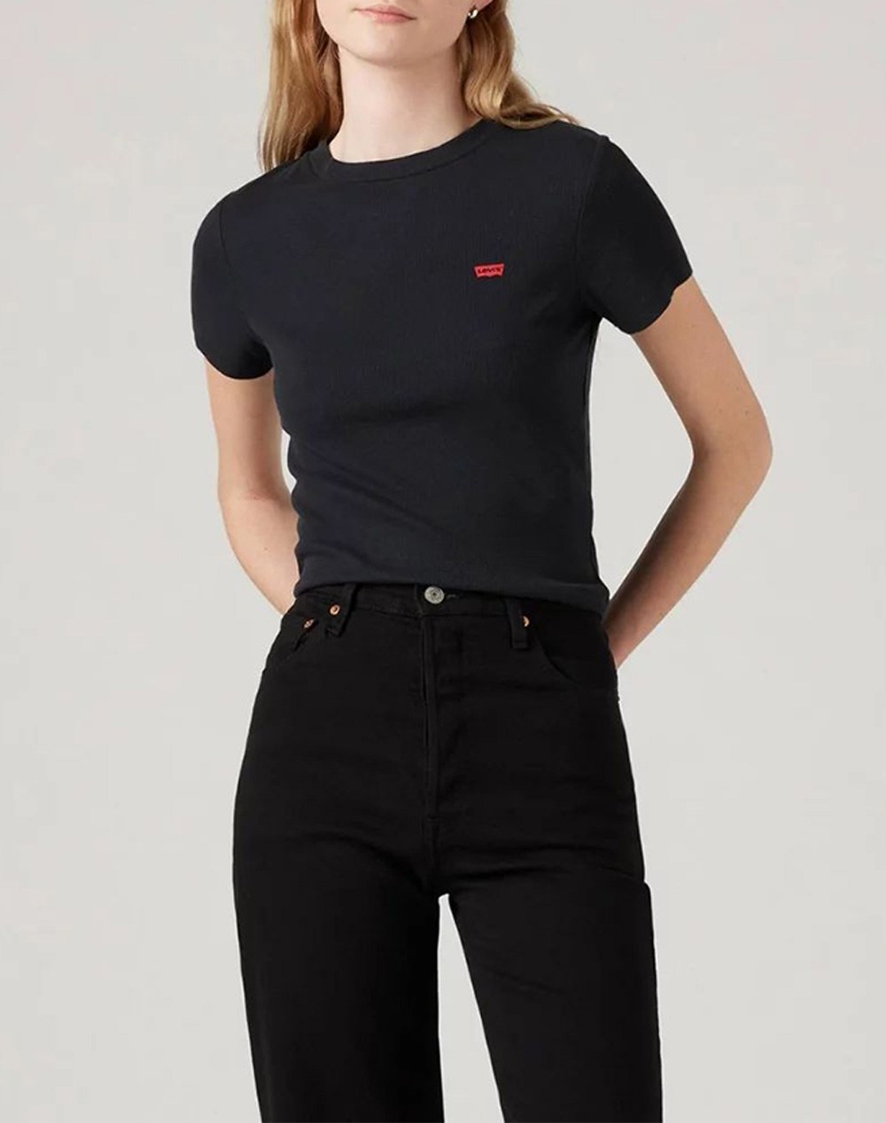 Levis Essential Sporty Tee Γυναικα Ρουχα Μπλουζες Τ Shirt Black Βαμβακι A7419 0014 0014 - Koolfly