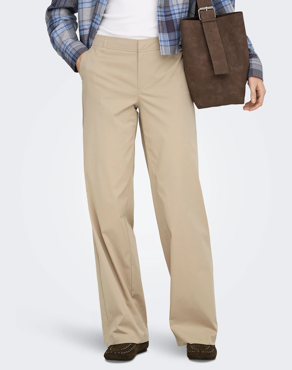Only Onltanny Lw Wide Chino Pant Cc Pnt Γυναικα Ρουχα Παντελονια Chinos Biege Βαμβακιμε Ελαστανσυνθετικο 15364079 Safari