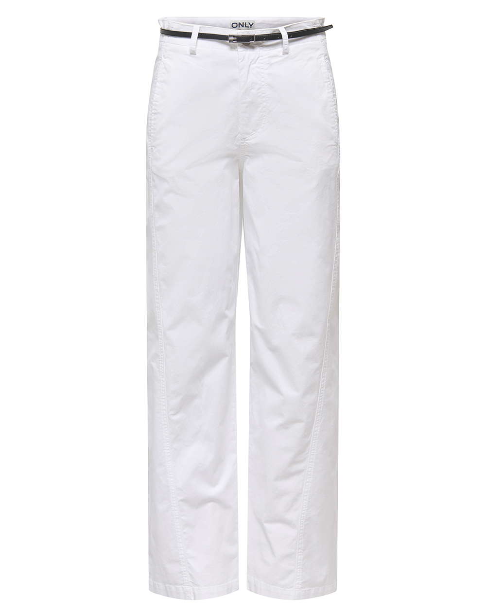 Only Onlliana Hw Belt Wide Pant Pnt Γυναικα Ρουχα Παντελονια Υφασματινα White Βαμβακιμε Ελασταν 15367359 Bright White