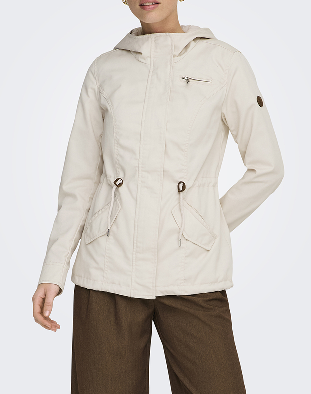 Only Onllorca Life Canvas Parka Cc Otw Γυναικα Ρουχα Πανωφορια Μπουφαν Μπουφαν Cream Βαμβακι,Συνθετικο 15319876 Moonbeam - Koolfly