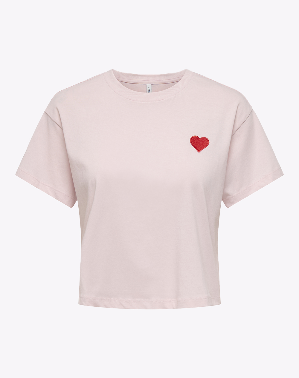 Only Onlbrianna S/S O Neck Top Box Jrs Γυναικα Ρουχα Μπλουζες Τ Shirt Lilac Βαμβακι 15371982 Pale Lilactomato Pure Heart - Koolfly